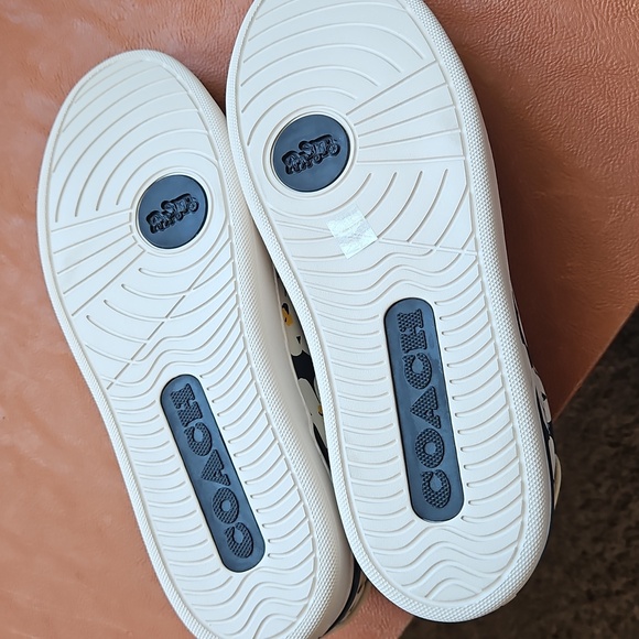 Coach Lowline Daisy Leather Sneakers, Size 11 - Picture 9 of 11